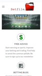 Mobile Screenshot of betfile.com